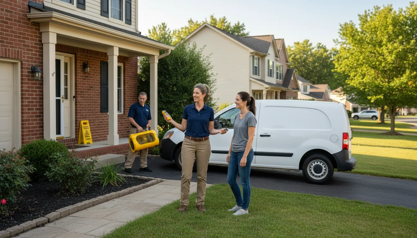 Water restoration image for Water Damage & Restoration Services in Letcher, KY